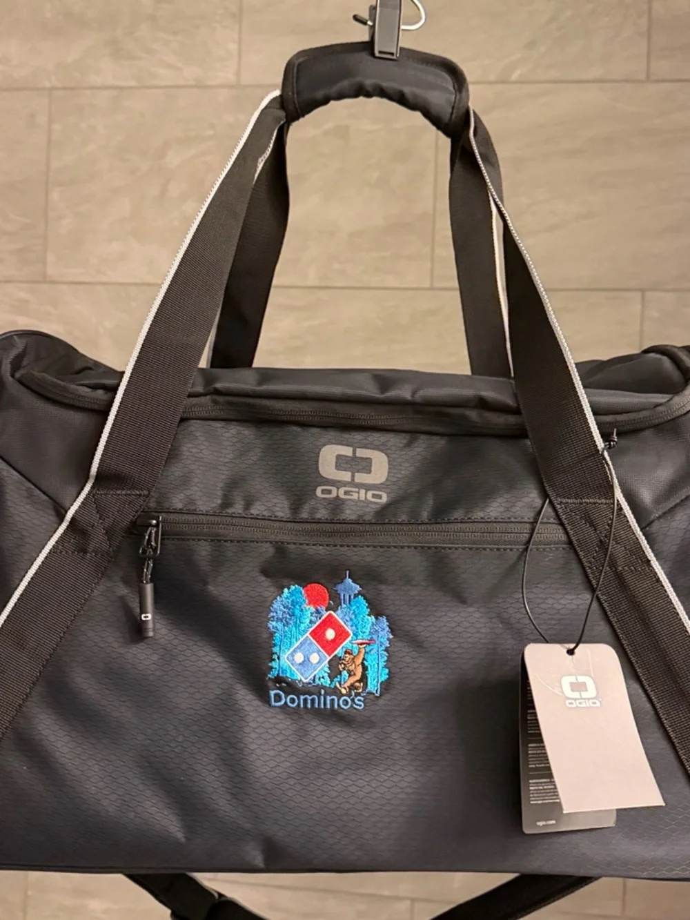 OGIO Black Duffel with Domino's PNW Embroidered Crest